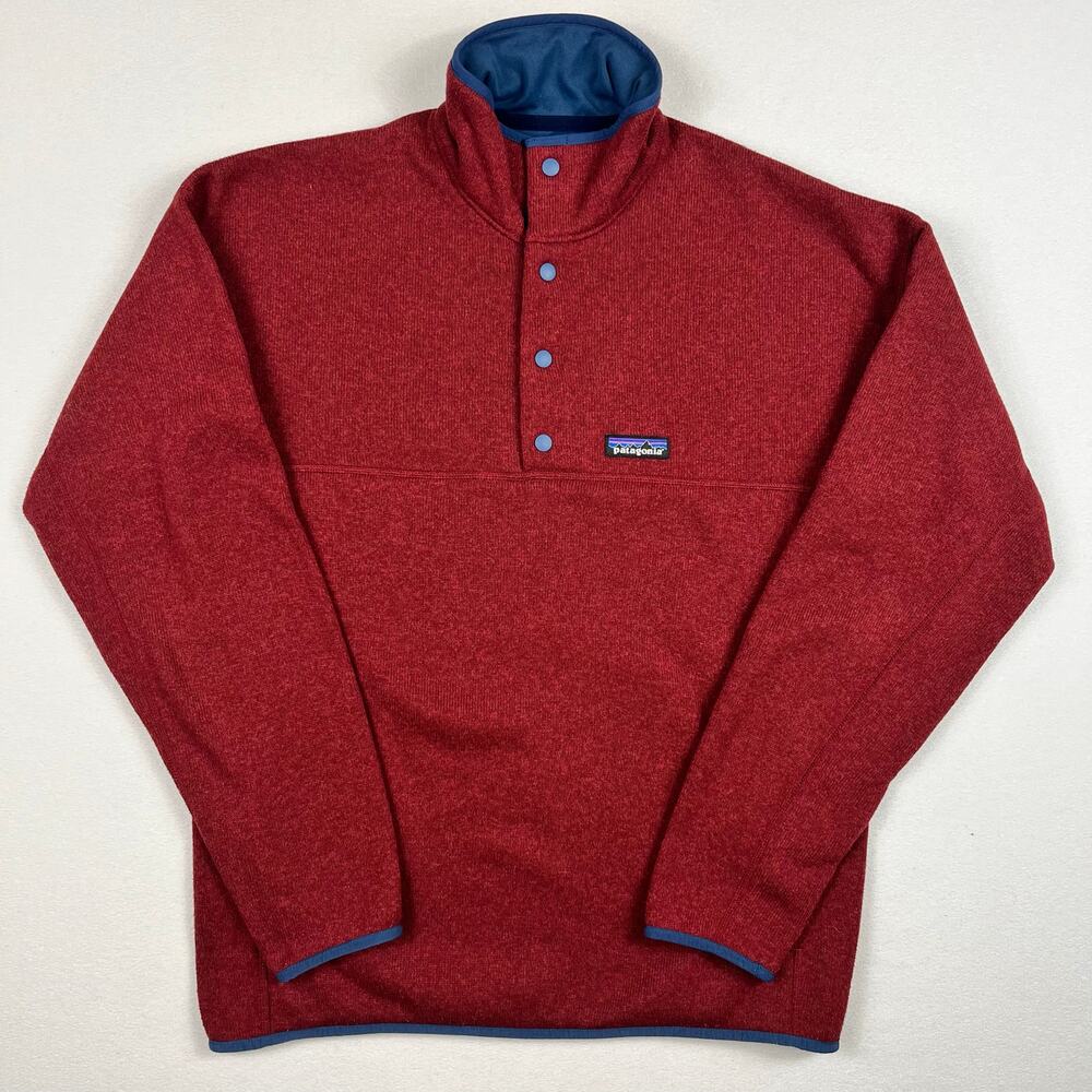 Patagonia Lightweight Better Sweater Marsupial Pullover Oxide Red Size M